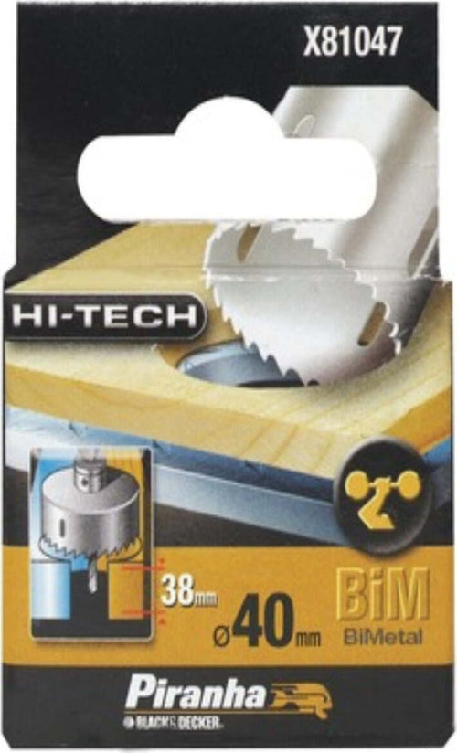 BLACK&DECKER---SEGA-A-TAZZA-BIMETALLICA-40MM***