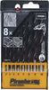 BLACK&DECKER---SET-8-PUNTE-ELICOIDALI-3-10MM