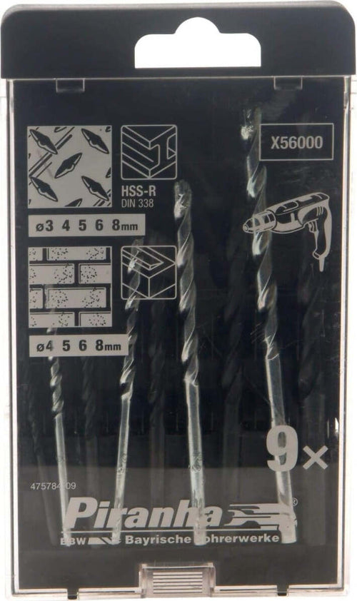 BLACK&DECKER---SET-9-PUNTE-PER-METALLO/MURO