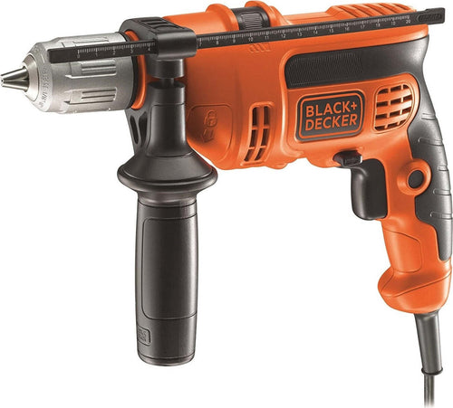 BLACK&DECKER---TRAPANO-A-PERCUSSIONE-600W-+-VALIGETTA