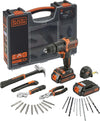 BLACK&DECKER---TRAPANO-AVVITATORE-A-PERCUSSIONE-CON-DOPPIA-BATT-18V-1,5Ah-+-ACCESSORI-BDCHD18BOHA-QW
