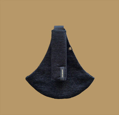 Marsupio Fascia Portabimbo Wildride Premium Collection-Black Rib