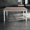 BLAKE---tavolo-da-pranzo-moderno-allungabile-in-metallo-e-legno-70x110/150/190-Bianco-Milani-Home