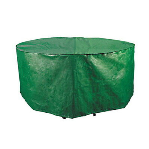 Telo di protezione Cover per tavoli tondi con sedie da Giardino e Piscina Ø 193x h89 cm.