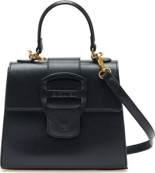 Blauer-borsa-donna-Wally-01-con-manico-in-ecopelle-black