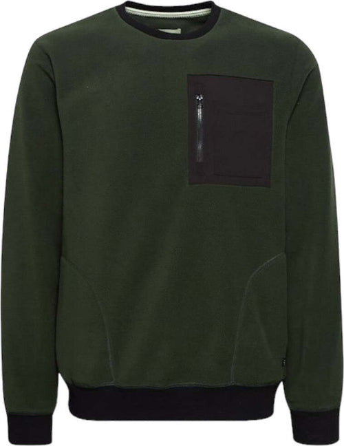 Blend-felpa-in-pile-verde-20715833