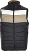 Blend-piumino-smanicato-nero-beige
