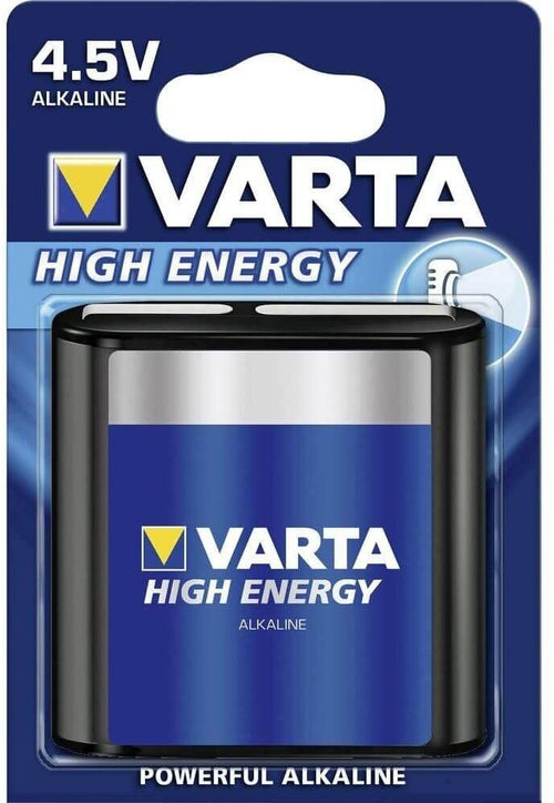 Blister 1 batteria 4,5V piatta VARTA high energy alcalina 3LR12
