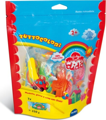 Blister DiDo Box Colors - 7 salsicciotti - con coltellino - DiDo Giochi e giocattoli/Attività creative/Argilla e pasta modellabile Eurocartuccia - Pavullo, Commerciovirtuoso.it