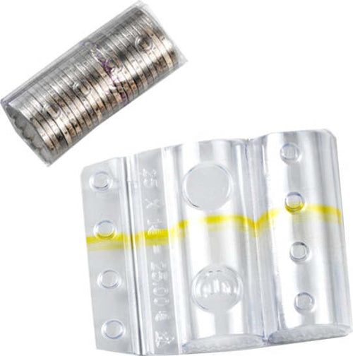 Blister portamonete - 1 euro - fascia gialla - Iternet - sacchetto da 100 blister Cancelleria e prodotti per ufficio/Archivio ufficio e accessori per scrivania/Casseforti portamonete e contabanconote/Piccole casseforti per contanti e assegni Eurocartuccia - Pavullo, Commerciovirtuoso.it