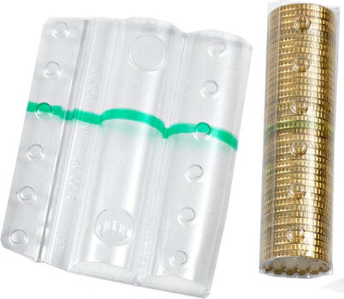 Blister portamonete - 50 cent - fascia verde - Iternet - sacchetto da 100 blister Cancelleria e prodotti per ufficio/Archivio ufficio e accessori per scrivania/Casseforti portamonete e contabanconote/Piccole casseforti per contanti e assegni Eurocartuccia - Pavullo, Commerciovirtuoso.it