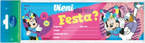 Blocchetto invito alla festa Minnie Disney - Rex Sadoch - conf. 10 inviti [multipack] 10 pezzi Cancelleria e prodotti per ufficio/Carta blocchi e quaderni/Biglietti e cartoncini/Biglietti di auguri Eurocartuccia - Pavullo, Commerciovirtuoso.it