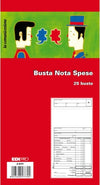 Blocco buste nota spese - 28 x 15cm - Edipro - conf. 25 buste Cancelleria e prodotti per ufficio/Archivio ufficio e accessori per scrivania/Modulistica e conservazione registri/Libri e registri contabili Eurocartuccia - Pavullo, Commerciovirtuoso.it