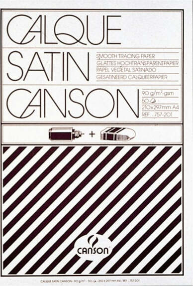 Blocco carta lucida satinata per disegno manuale - A4 - 50 fogli - 90gr - Canson [multipack] 10 pezzi Casa e cucina/Hobby creativi/Disegno/Carta per applicazioni artistiche/Carta da lucidi Eurocartuccia - Pavullo, Commerciovirtuoso.it