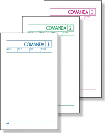Blocco comande - 25 fogli - 3 copie autoricalcanti - 10 x 17cm - BM [multipack] 10 pezzi Cancelleria e prodotti per ufficio/Archivio ufficio e accessori per scrivania/Modulistica e conservazione registri/Libri e registri contabili Eurocartuccia - Pavullo, Commerciovirtuoso.it