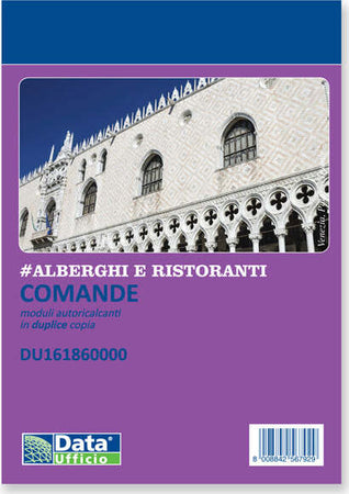Blocco commande - 25-2 copie autoricalcanti - DU161860000 - Data Ufficio Cancelleria e prodotti per ufficio/Archivio ufficio e accessori per scrivania/Modulistica e conservazione registri/Libri e registri contabili Eurocartuccia - Pavullo, Commerciovirtuoso.it