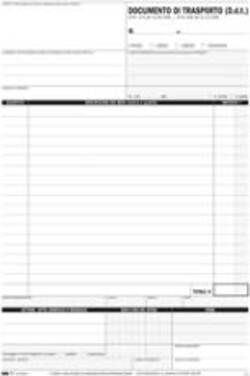 Blocco DDT - 25 fogli 4 copie autoricalcanti - 29 7 x 21cm - Edipro Cancelleria e prodotti per ufficio/Archivio ufficio e accessori per scrivania/Modulistica e conservazione registri/Libri e registri contabili Eurocartuccia - Pavullo, Commerciovirtuoso.it