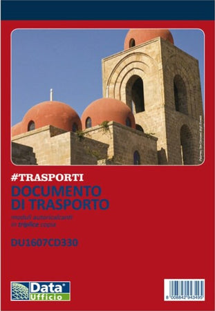 Blocco DDT - 33-33-33 copie autoricopianti - 21 5 x 14 8 cm - DU1607CD330 - Data Ufficio Cancelleria e prodotti per ufficio/Archivio ufficio e accessori per scrivania/Modulistica e conservazione registri/Libri e registri contabili Eurocartuccia - Pavullo, Commerciovirtuoso.it