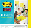 Blocco di fogli Super Sticky Big Notes - BN11-EU - 279 x 279 mm - giallo neon - 30 fogli - Post-it Cancelleria e prodotti per ufficio/Carta blocchi e quaderni/Blocchi appunti taccuini e diari/Blocchetti memo adesivi Eurocartuccia - Pavullo, Commerciovirtuoso.it