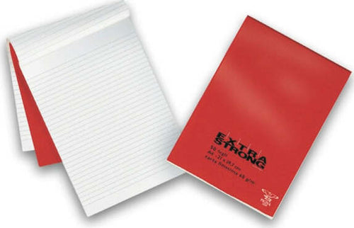 Blocco Extra Strong - 1 rigo - 210 x 297 mm - 60 gr - 50 fogli - Pigna [multipack] 10 pezzi Cancelleria e prodotti per ufficio/Carta blocchi e quaderni/Blocchi appunti taccuini e diari/Blocchi appunti e taccuini Eurocartuccia - Pavullo, Commerciovirtuoso.it