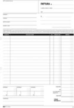 Blocco fattura generica - 50-50 fogli autoricalcanti - 29 7 x 21cm - Edipro Cancelleria e prodotti per ufficio/Archivio ufficio e accessori per scrivania/Modulistica e conservazione registri/Libri e registri contabili Eurocartuccia - Pavullo, Commerciovirtuoso.it