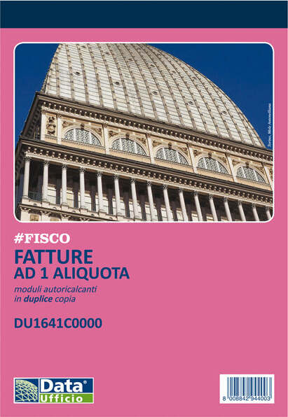 Blocco fatture ad 1 aliquota - 50-2 autoricalcante - DU1641C0000 - Data Ufficio [multipack] 5 pezzi Cancelleria e prodotti per ufficio/Archivio ufficio e accessori per scrivania/Modulistica e conservazione registri/Libri e registri contabili Eurocartuccia - Pavullo, Commerciovirtuoso.it