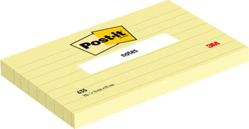 Blocco foglietti - 635 - a righe - 76 x 127 mm - giallo Canary - 100 fogli - Post it [multipack] 12 pezzi Cancelleria e prodotti per ufficio/Carta blocchi e quaderni/Blocchi appunti taccuini e diari/Blocchetti memo adesivi Eurocartuccia - Pavullo, Commerciovirtuoso.it