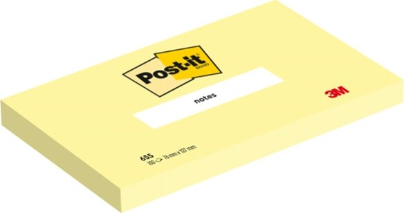 Blocco foglietti - 655 - 76 x 127 mm - giallo Canary - 100 fogli - Post it [multipack] 12 pezzi Cancelleria e prodotti per ufficio/Carta blocchi e quaderni/Blocchi appunti taccuini e diari/Blocchetti memo adesivi Eurocartuccia - Pavullo, Commerciovirtuoso.it