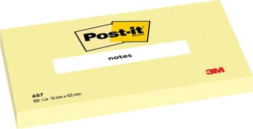 Blocco foglietti - 657 - 76 x 102 mm - giallo Canary - 100 fogli - Post it [multipack] 12 pezzi Cancelleria e prodotti per ufficio/Carta blocchi e quaderni/Blocchi appunti taccuini e diari/Blocchetti memo adesivi Eurocartuccia - Pavullo, Commerciovirtuoso.it