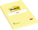 Blocco foglietti - 660 - a righe - 102 x 152 mm - giallo Canary - 100 fogli - Post it [multipack] 6 pezzi Cancelleria e prodotti per ufficio/Carta blocchi e quaderni/Blocchi appunti taccuini e diari/Blocchetti memo adesivi Eurocartuccia - Pavullo, Commerciovirtuoso.it
