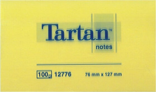 Blocco foglietti - giallo pastello - 76 x 127mm - 63gr - 100 fogli - Tartan [multipack] 12 pezzi Cancelleria e prodotti per ufficio/Carta blocchi e quaderni/Blocchi appunti taccuini e diari/Blocchetti memo adesivi Eurocartuccia - Pavullo, Commerciovirtuoso.it