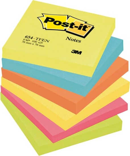 Blocco foglietti Colori Energy - 654-TFEN - 76 x 76 mm - 72 gr - colori assortiti - 100 fogli - Post it [multipack] 6 pezzi Cancelleria e prodotti per ufficio/Carta blocchi e quaderni/Blocchi appunti taccuini e diari/Blocchetti memo adesivi Eurocartuccia - Pavullo, Commerciovirtuoso.it