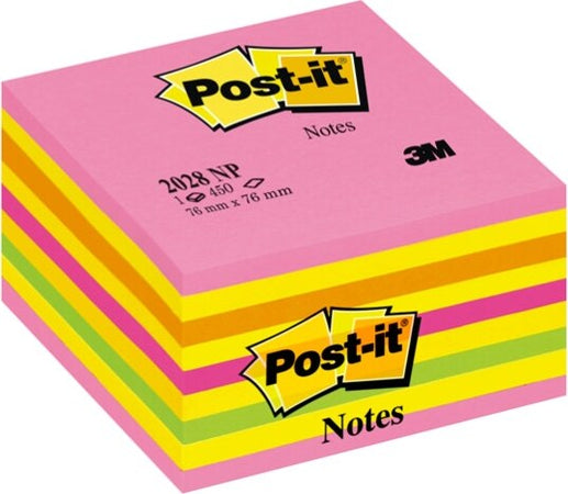 Blocco foglietti Cubo - 2028-NP - 76 x 76 mm - 72 gr - colori assortiti - 450 fogli - Post it Cancelleria e prodotti per ufficio/Carta blocchi e quaderni/Blocchi appunti taccuini e diari/Blocchetti memo adesivi Eurocartuccia - Pavullo, Commerciovirtuoso.it