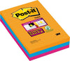 Blocco foglietti Post it Super Sticky rettangolari - 4690-SS3BGK - a righe - 101 x 152 mm - colori Bangkok - 90 fogli - Post it Cancelleria e prodotti per ufficio/Carta blocchi e quaderni/Blocchi appunti taccuini e diari/Blocchetti memo adesivi Eurocartuccia - Pavullo, Commerciovirtuoso.it