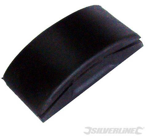 Blocco in PVC per carteggiare da usare con la carta abrasiva misura 67 x 130 mm