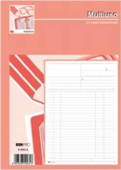 Blocco multiuso bianco - 50-50 fogli autoricalcanti - 31 x 21cm - Edipro Cancelleria e prodotti per ufficio/Archivio ufficio e accessori per scrivania/Modulistica e conservazione registri/Libri e registri contabili Eurocartuccia - Pavullo, Commerciovirtuoso.it