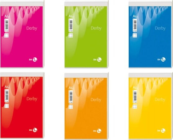 Blocco note Derby - 5mm - 100 x 150mm - 60gr - 70 fogli - BM [multipack] 10 pezzi Cancelleria e prodotti per ufficio/Carta blocchi e quaderni/Blocchi appunti taccuini e diari/Blocchi appunti e taccuini Eurocartuccia - Pavullo, Commerciovirtuoso.it