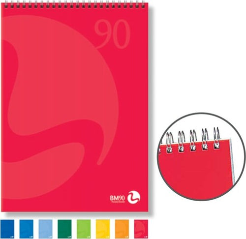 Blocco notes Color - spiralato lato corto - 5mm - 210 x 297mm - 90gr - 50 fogli - BM [multipack] 5 pezzi Cancelleria e prodotti per ufficio/Carta blocchi e quaderni/Blocchi appunti taccuini e diari/Blocchi spiralati Eurocartuccia - Pavullo, Commerciovirtuoso.it