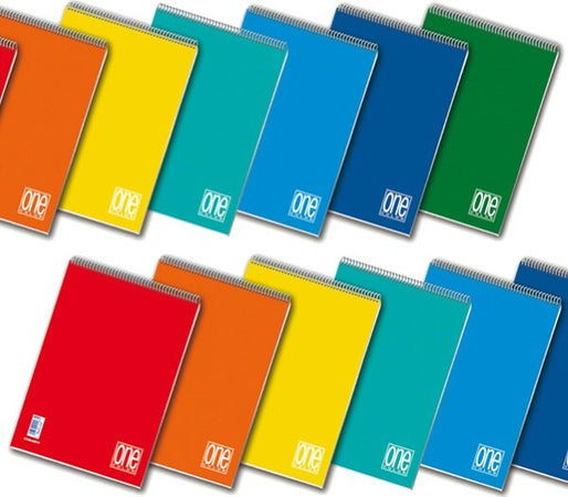 Blocco One Color - A4 - quadretto 5 mm - 60 fogli - 60 gr - spiralato lato corto - Blasetti [multipack] 10 pezzi Cancelleria e prodotti per ufficio/Carta blocchi e quaderni/Blocchi appunti taccuini e diari/Blocchi spiralati Eurocartuccia - Pavullo, Commerciovirtuoso.it