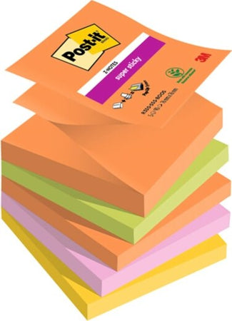 Blocco Post it Super Sticky Z Notes - R330-5SS-BOOS - 76 x 76 mm - colori Boost - 90 fogli - Post it - conf. 5 pezzi Cancelleria e prodotti per ufficio/Carta blocchi e quaderni/Blocchi appunti taccuini e diari/Blocchetti memo adesivi Eurocartuccia - Pavullo, Commerciovirtuoso.it