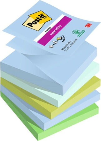 Blocco Post it Super Sticky Z Notes - R330-5SS-OAS - 76 x 76 mm - colori Oasis - 90 fogli - Post it - conf. 5 pezzi Cancelleria e prodotti per ufficio/Carta blocchi e quaderni/Blocchi appunti taccuini e diari/Blocchetti memo adesivi Eurocartuccia - Pavullo, Commerciovirtuoso.it