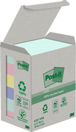 Blocco Post it Z-Notes Green - 653-1GB - 38 x 51 mm - natural - 100 fogli - Post it - conf. 6 pezzi Cancelleria e prodotti per ufficio/Carta blocchi e quaderni/Blocchi appunti taccuini e diari/Blocchetti memo adesivi Eurocartuccia - Pavullo, Commerciovirtuoso.it