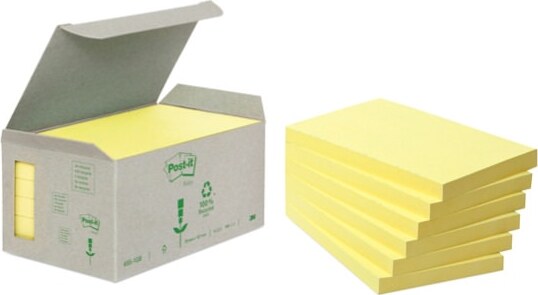 Blocco Post it Z Notes Green - 655-1B - 76 x 127 mm - giallo - 100 fogli - riciclabile 100 - Post it [multipack] 6 pezzi Cancelleria e prodotti per ufficio/Carta blocchi e quaderni/Blocchi appunti taccuini e diari/Blocchetti memo adesivi Eurocartuccia - Pavullo, Commerciovirtuoso.it
