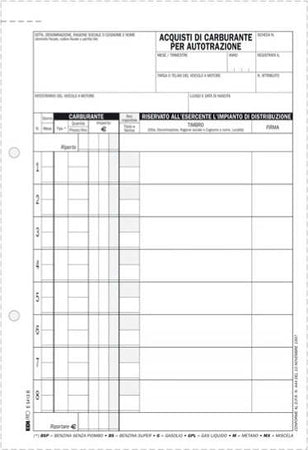 Blocco prelievo carburante - 23 x 14 8cm - 13 fogli - Edipro [multipack] 20 pezzi Cancelleria e prodotti per ufficio/Archivio ufficio e accessori per scrivania/Modulistica e conservazione registri/Libri e registri contabili Eurocartuccia - Pavullo, Commerciovirtuoso.it