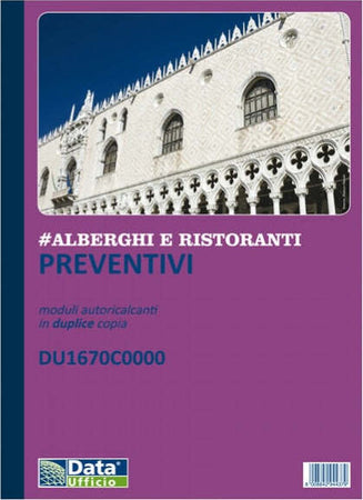 Blocco preventivi ContabilitA' e SocietA' - 50-50 copie autoric. - f.to 29 7 x 21 5 cm - DU1670C0000 - Data Ufficio Cancelleria e prodotti per ufficio/Archivio ufficio e accessori per scrivania/Modulistica e conservazione registri/Libri e registri contabili Eurocartuccia - Pavullo, Commerciovirtuoso.it