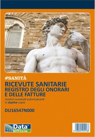 Blocco registro onorari-fatture ricevute sanitarie - 50-50 copie numerate autoricalcanti - 21 5 x 14 8 cm - DU16547N000 - Data Ufficio Cancelleria e prodotti per ufficio/Archivio ufficio e accessori per scrivania/Modulistica e conservazione registri/Libri e registri contabili Eurocartuccia - Pavullo, Commerciovirtuoso.it