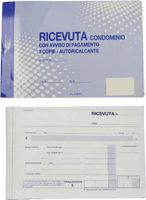 Blocco Ricevuta Condominio 3 Copie Autoricalcanti 50 Mod. A6 Ufficio Cancelleria Casa, arredamento e bricolage > Prodotti per Ufficio Trade Shop italia - Napoli, Commerciovirtuoso.it