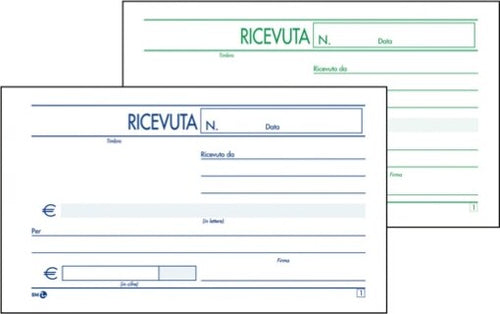 Blocco ricevute generiche - 2 copie autoricalcanti - 10 x 17cm - 50 fogli - BM [multipack] 5 pezzi Cancelleria e prodotti per ufficio/Archivio ufficio e accessori per scrivania/Modulistica e conservazione registri/Libri e registri contabili Eurocartuccia - Pavullo, Commerciovirtuoso.it