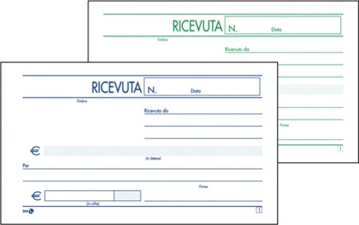 Blocco ricevute generiche - 2 copie autoricalcanti - 10 x 17cm - 50 fogli - BM [multipack] 5 pezzi Cancelleria e prodotti per ufficio/Archivio ufficio e accessori per scrivania/Modulistica e conservazione registri/Libri e registri contabili Eurocartuccia - Pavullo, Commerciovirtuoso.it