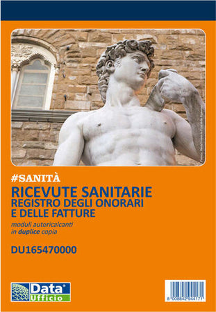 Blocco ricevute sanitarie - 50-2 autoricalcanti - 21 5x14 8cm - DU165470000 - Data Ufficio [multipack] 5 pezzi Cancelleria e prodotti per ufficio/Archivio ufficio e accessori per scrivania/Modulistica e conservazione registri/Libri e registri contabili Eurocartuccia - Pavullo, Commerciovirtuoso.it